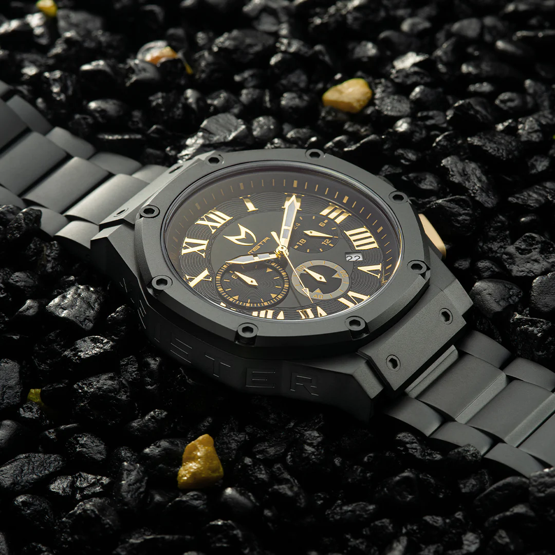 AM1019SS - AMBASSADOR BLACK /  BLACK / STEEL BAND - Image 3