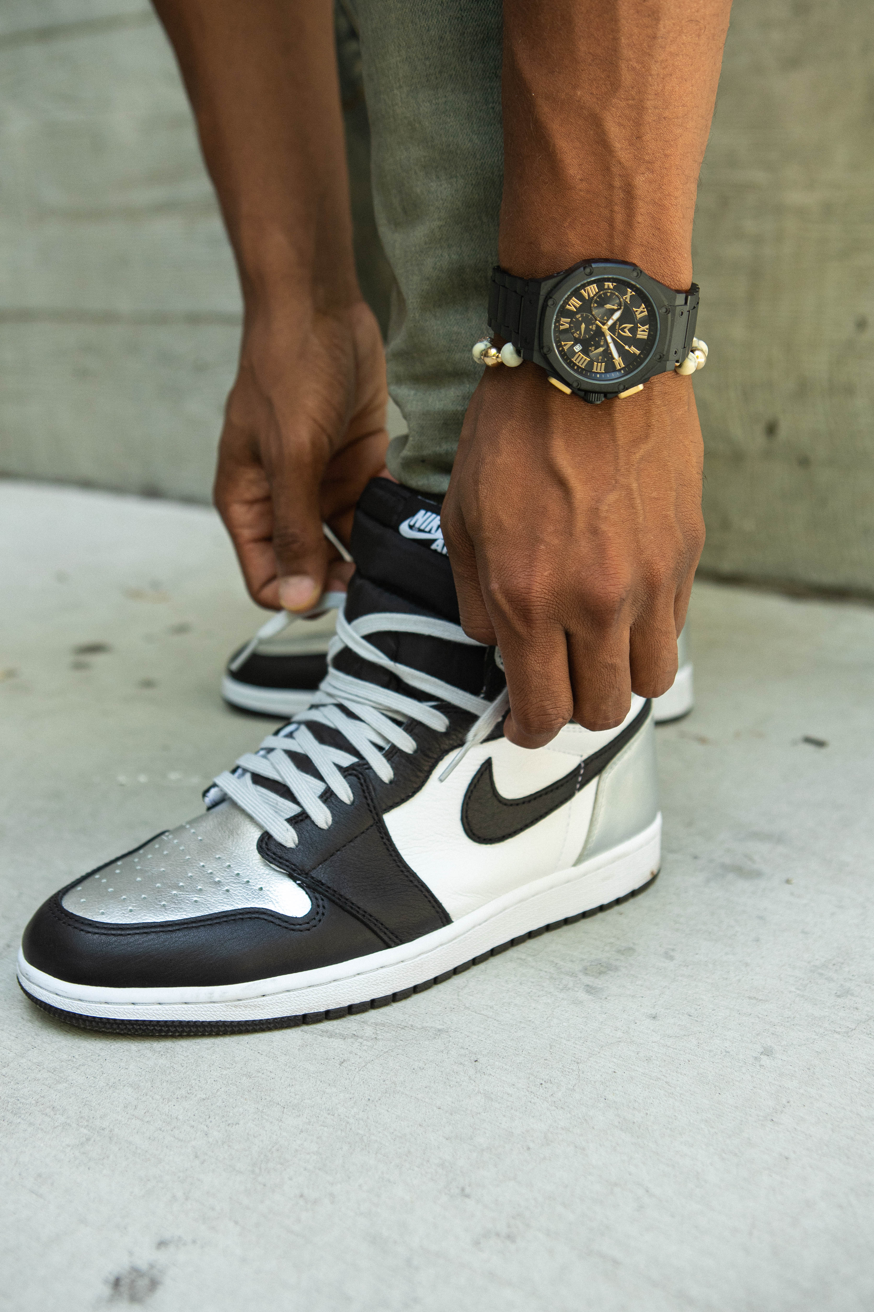 AM1019SS - AMBASSADOR BLACK /  BLACK / STEEL BAND - Image 7