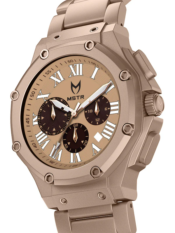 AM1029SS - AMBASSADOR ROSE GOLD / ROSE / STEEL BAND WATCH - Image 3