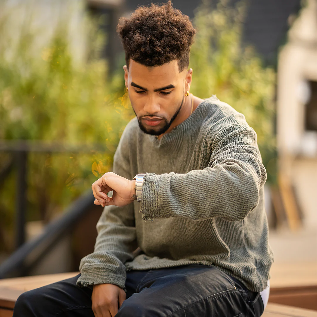 AM1045SSB - AMBASSADOR SILVER BRUSHED WATCH - Image 5