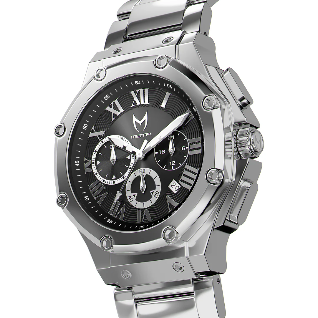 AM1045SSB - AMBASSADOR SILVER BRUSHED WATCH - Image 7