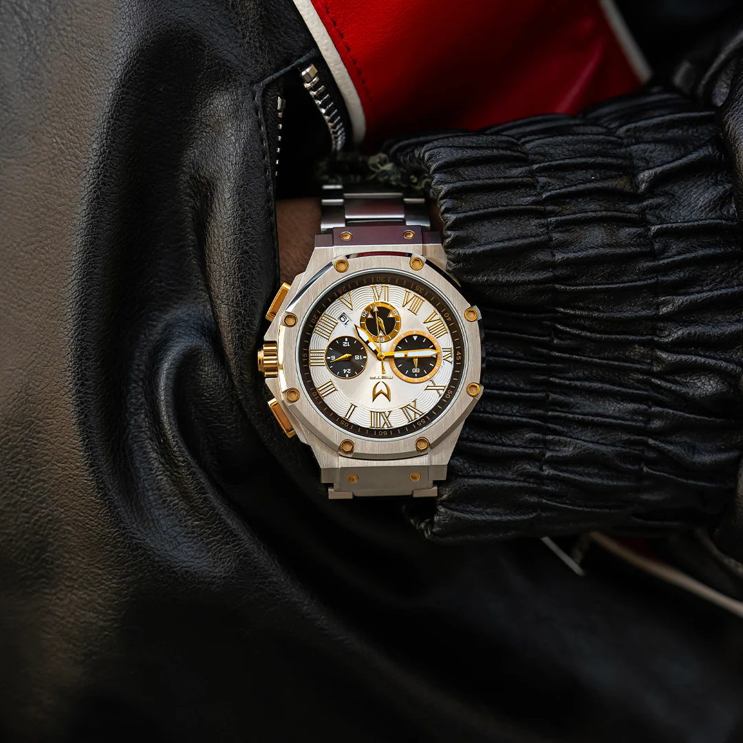 AM1046SS - AMBASSADOR SILVER & GOLD WATCH - Image 4