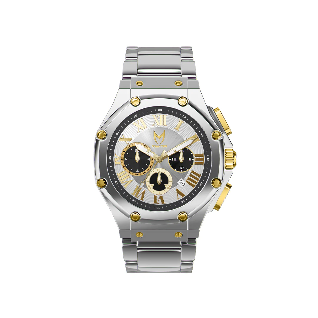 AM1046SS - AMBASSADOR SILVER & GOLD WATCH - Image 8