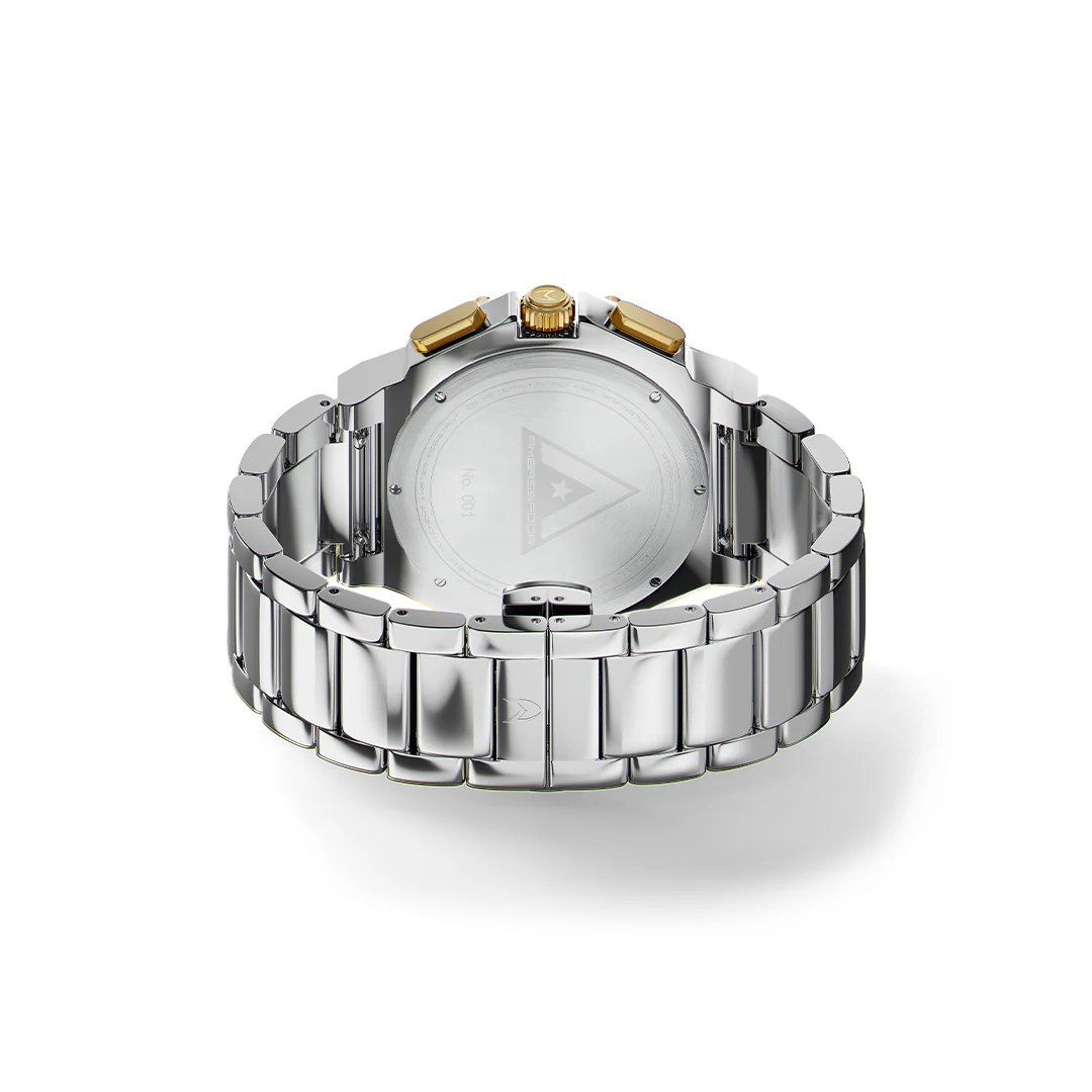 AM1046SS - AMBASSADOR SILVER & GOLD WATCH - Image 9