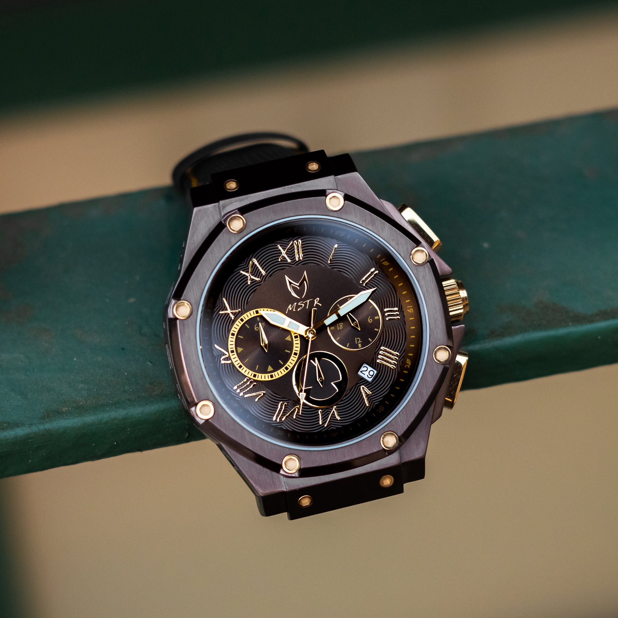 AM1052CJ - AMBASSADOR BROWN WATCH WITH LEATHER STRAP - Image 5