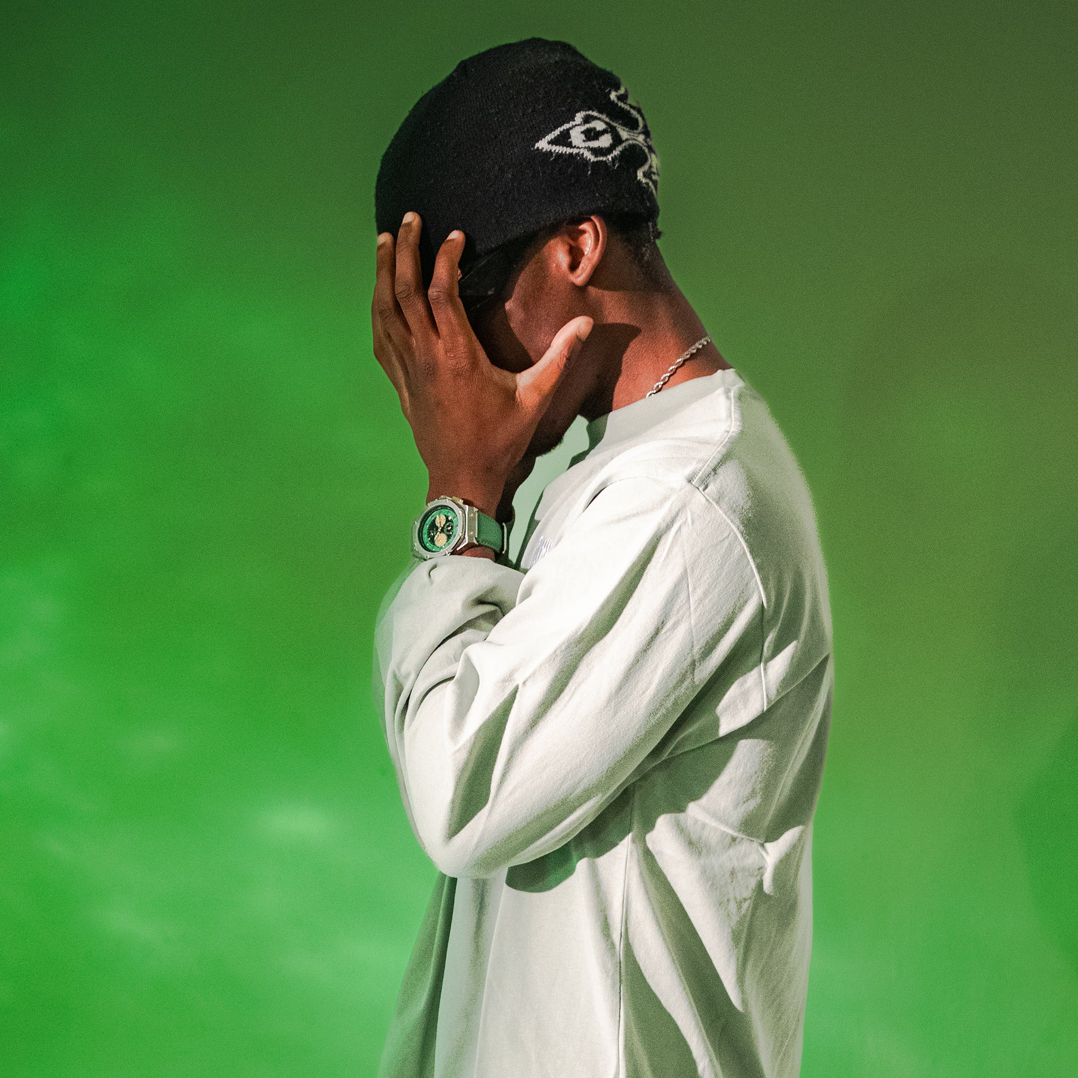 AM1055SS - AMBASSADOR SILVER / DOOM GREEN WATCH - Image 3