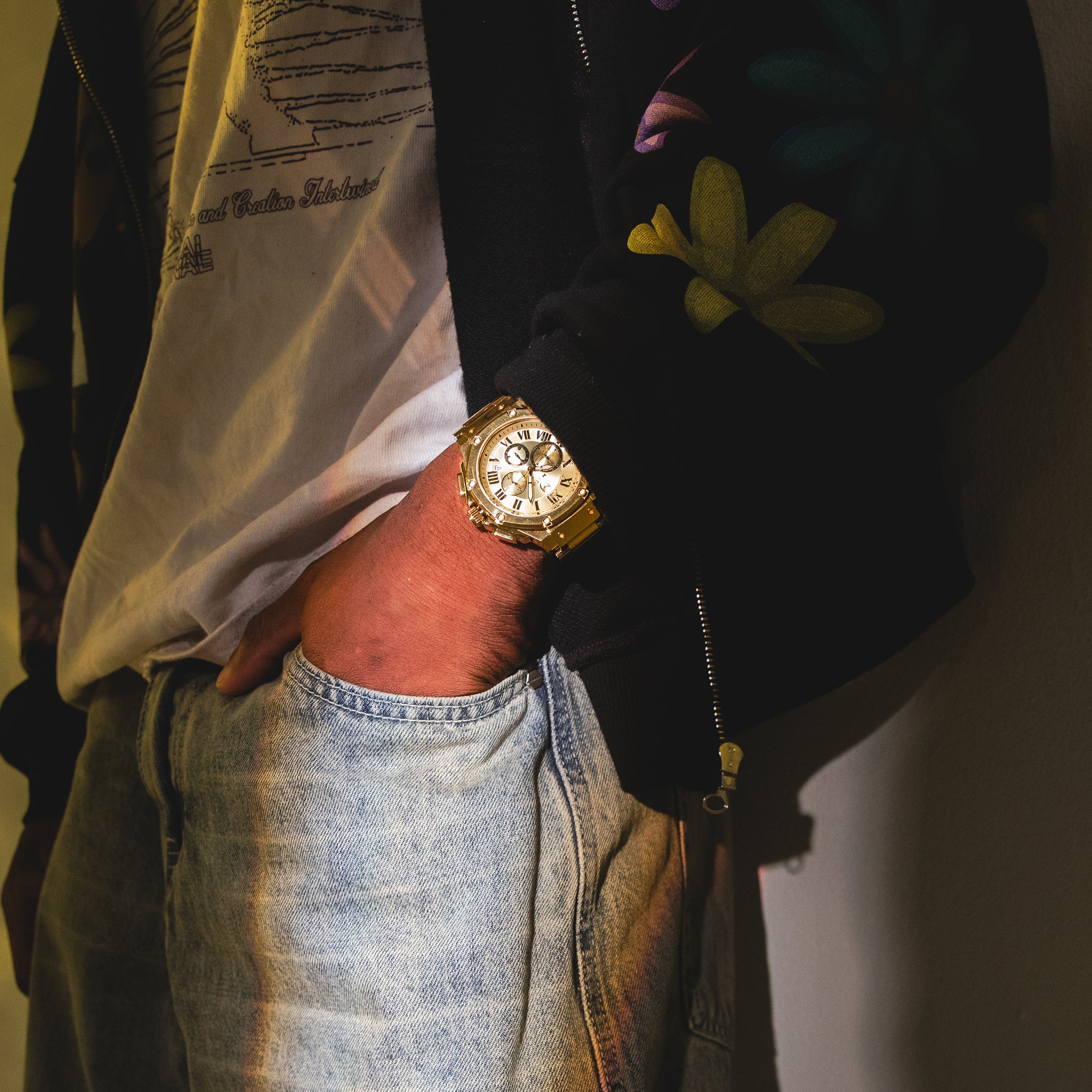 AM186SS - AMBASSADOR POLISH 18K PLATED / GOLD / SS BAND - Image 12