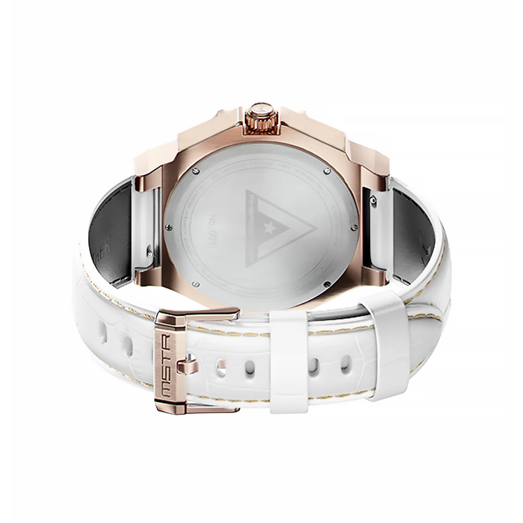 AM406LB - 41 MM JAN VAN HUYSUM WATCH ROSE GOLD WITH LEATHER STRAP - Image 5