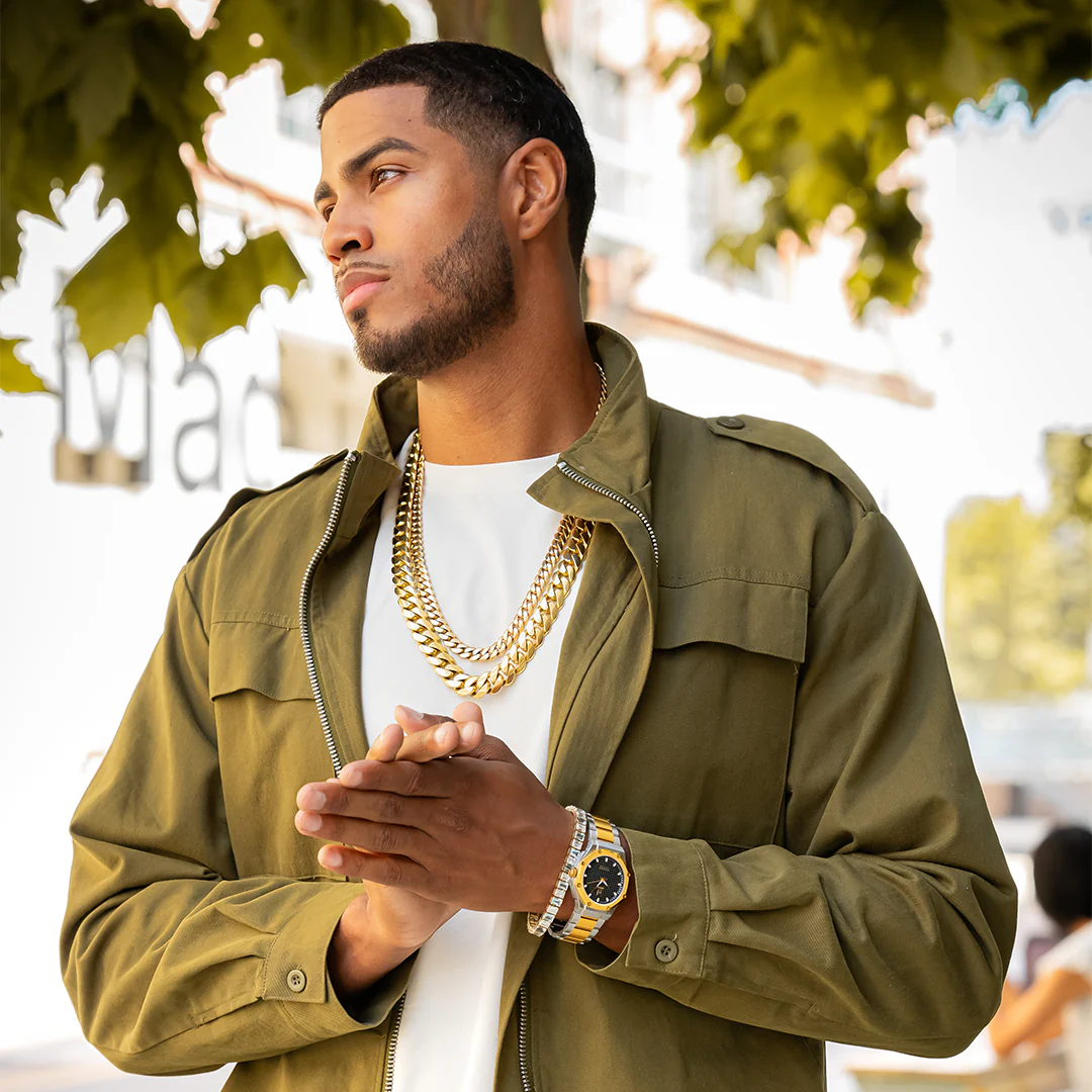 AM408SS - 41MM SILVER & GOLD WATCH - Image 5