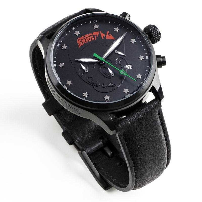 AV119AB - AVIATOR BLACK / BLACK / LEATHER BAND (ASTRO BOY) - Image 3