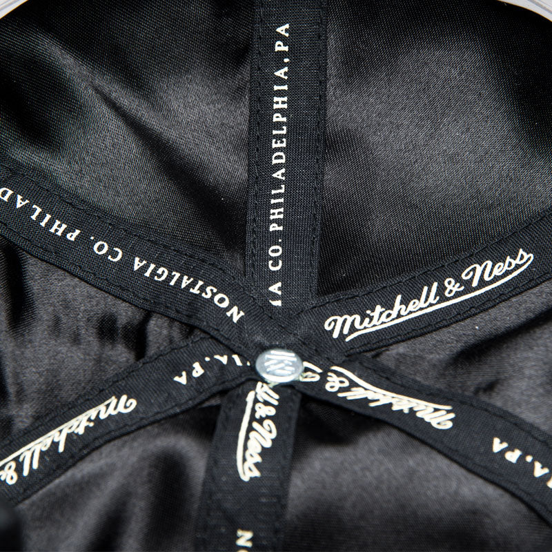 MSTR X Mitchell & Ness Snapback Hat - Rose Gold & Black - Image 7