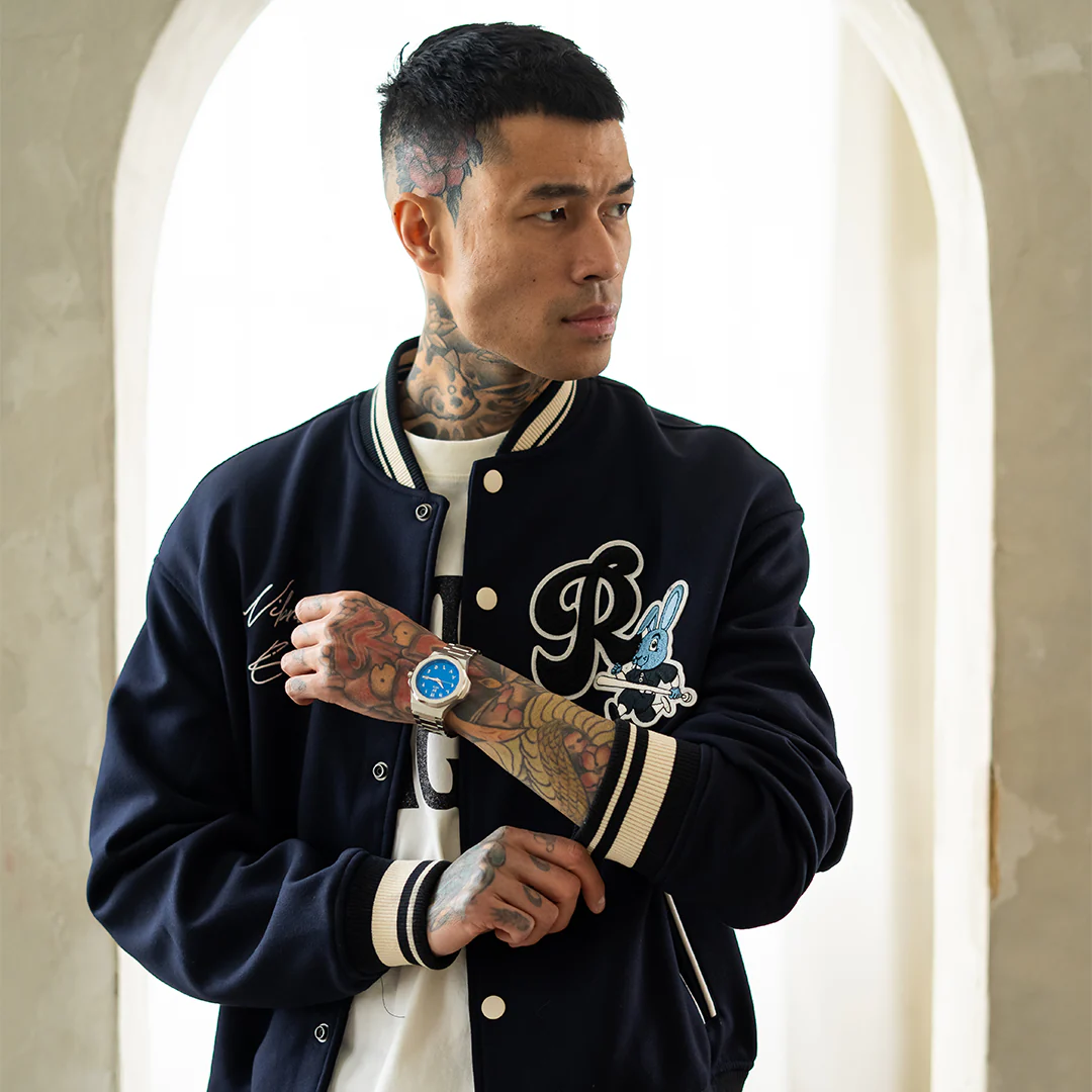 DS103SS - DAY TRIP STEEL SILVER & BLUE WATCH - Image 4