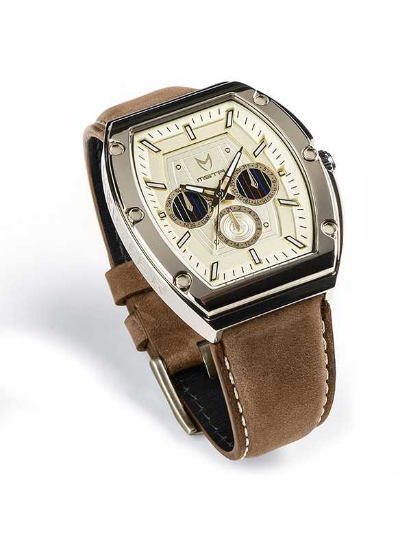 MJ114SW - MAJOR POLISHED GOLD / C-3PO / LEATHER BAND - Image 3