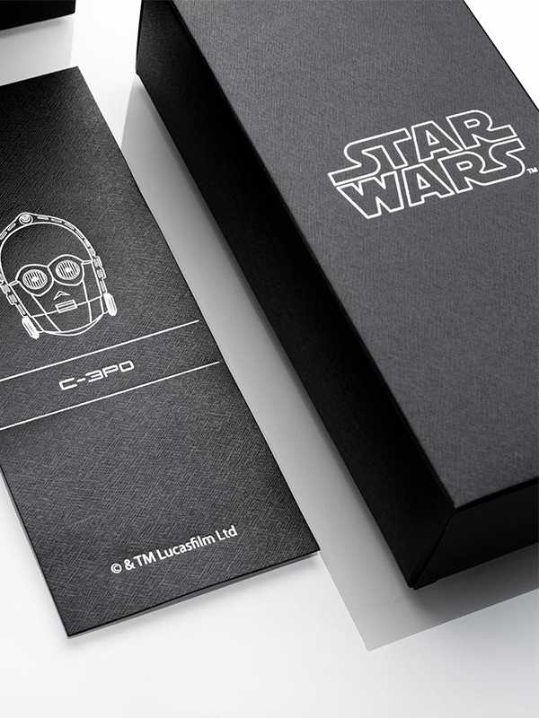 MJ114SW - MAJOR POLISHED GOLD / C-3PO / LEATHER BAND - Image 5