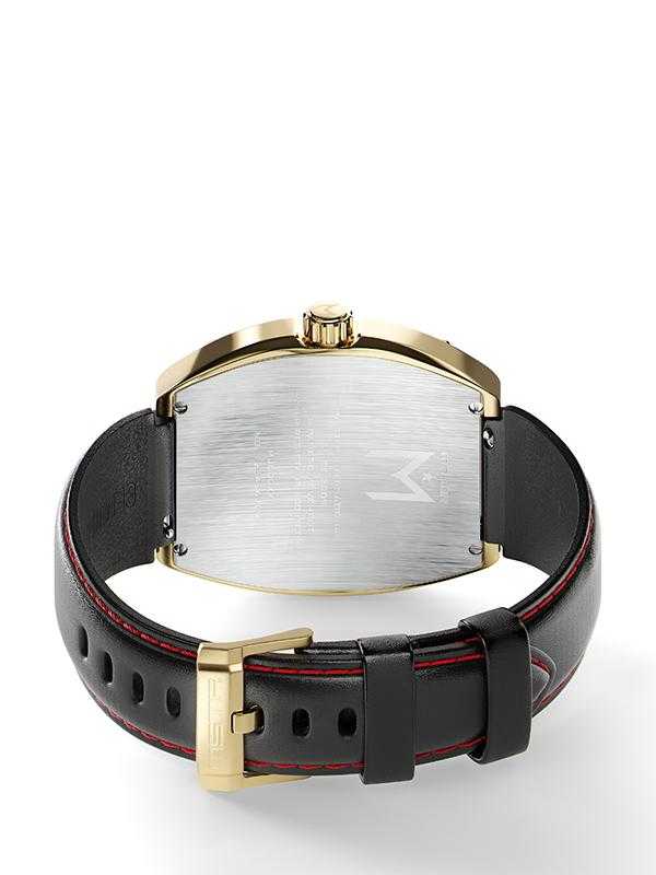MJ122LB - MAJOR GOLD / BLACK / LEATHER BAND - Image 3