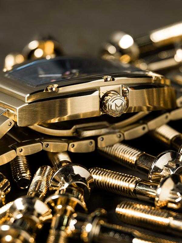 MJ122SS - MAJOR GOLD / BLACK / SS BAND - Image 5