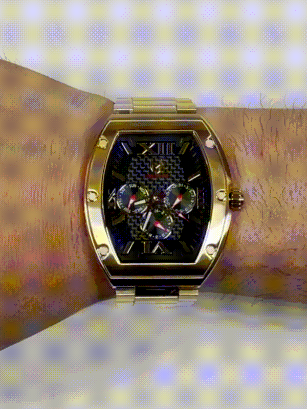 MJ122SS - MAJOR GOLD / BLACK / SS BAND - Image 7