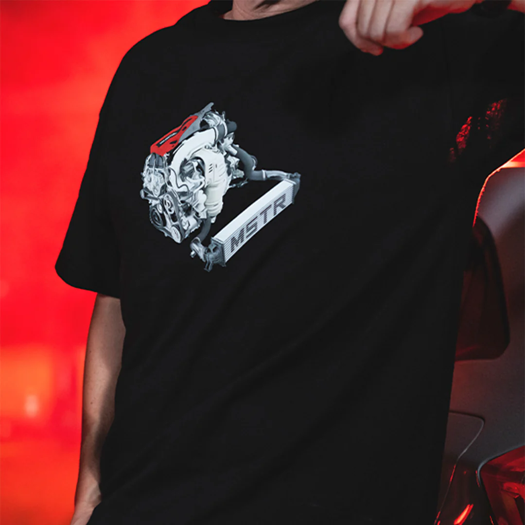 TYPE R ENGINE TEE - BLACK - Image 3