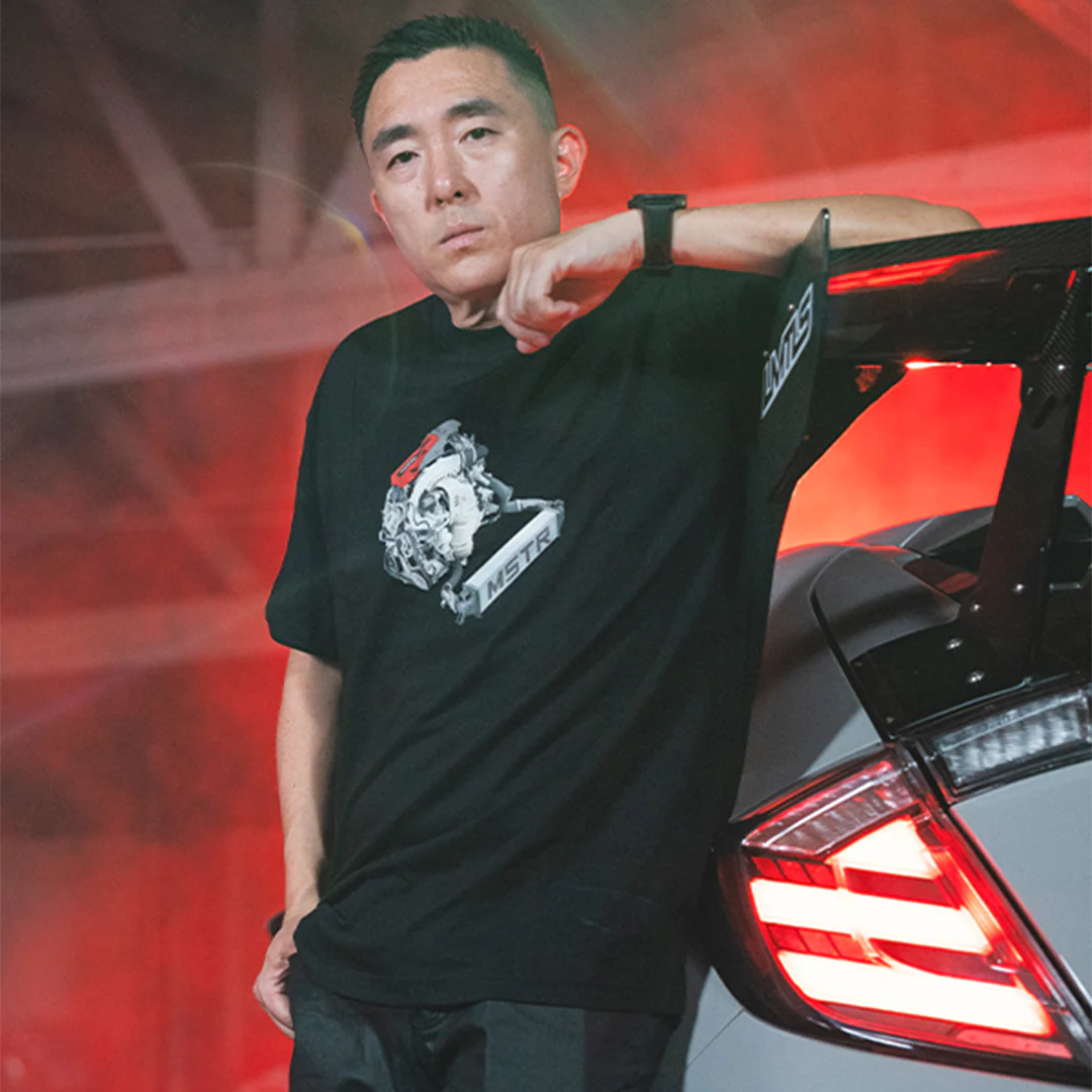 TYPE R ENGINE TEE - BLACK - Image 5