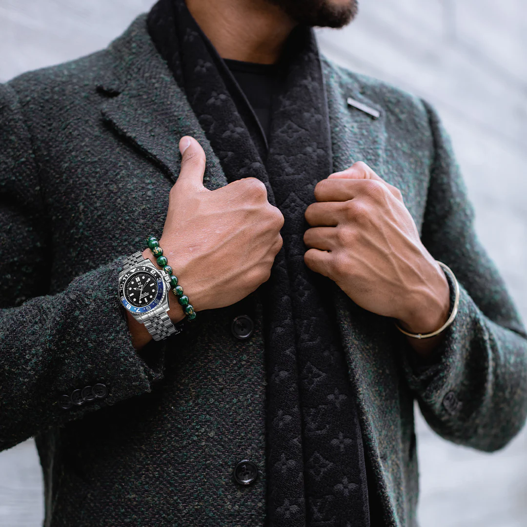 VO127JB - VOYAGER SILVER / BLUE WATCH - Image 3