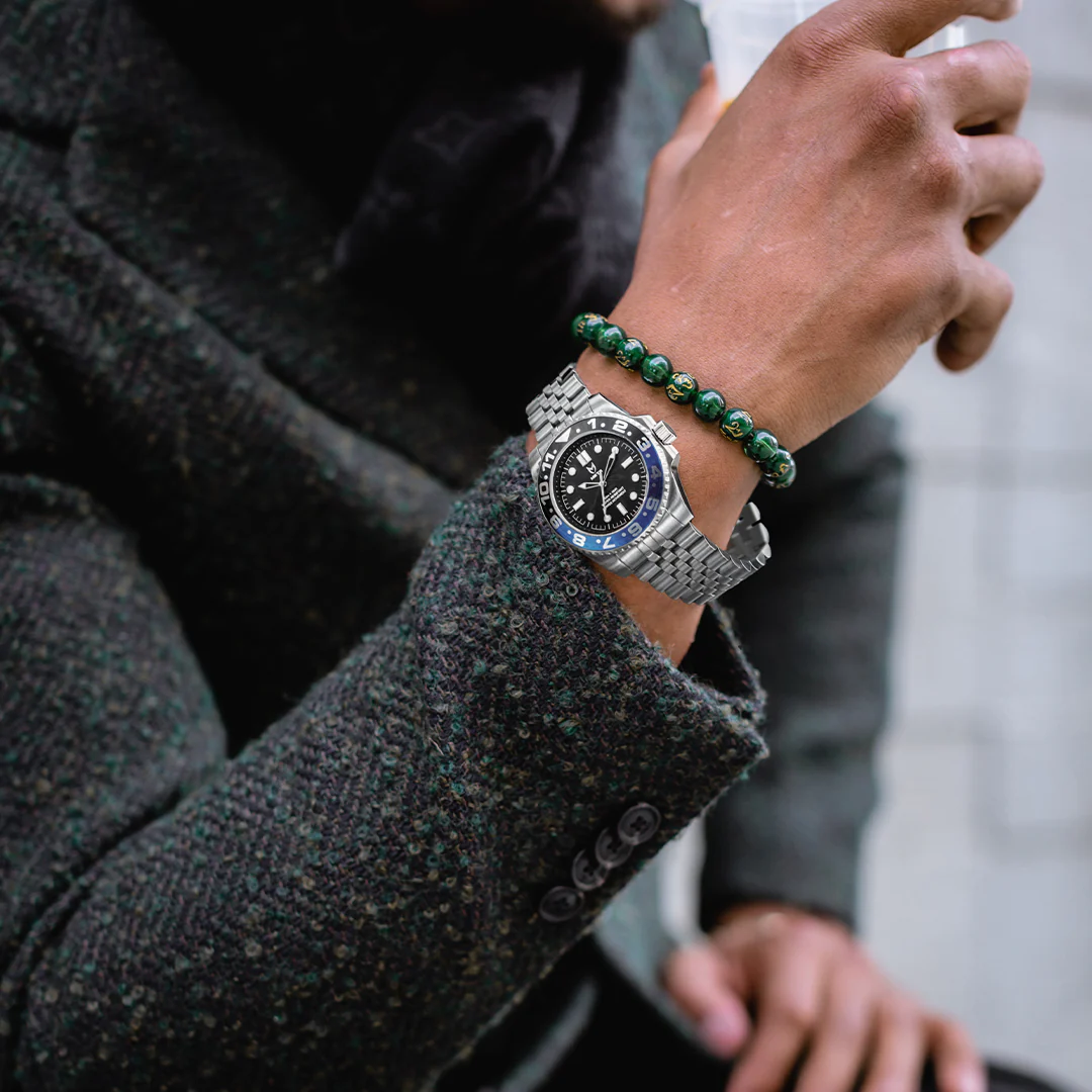 VO127JB - VOYAGER SILVER / BLUE WATCH - Image 4