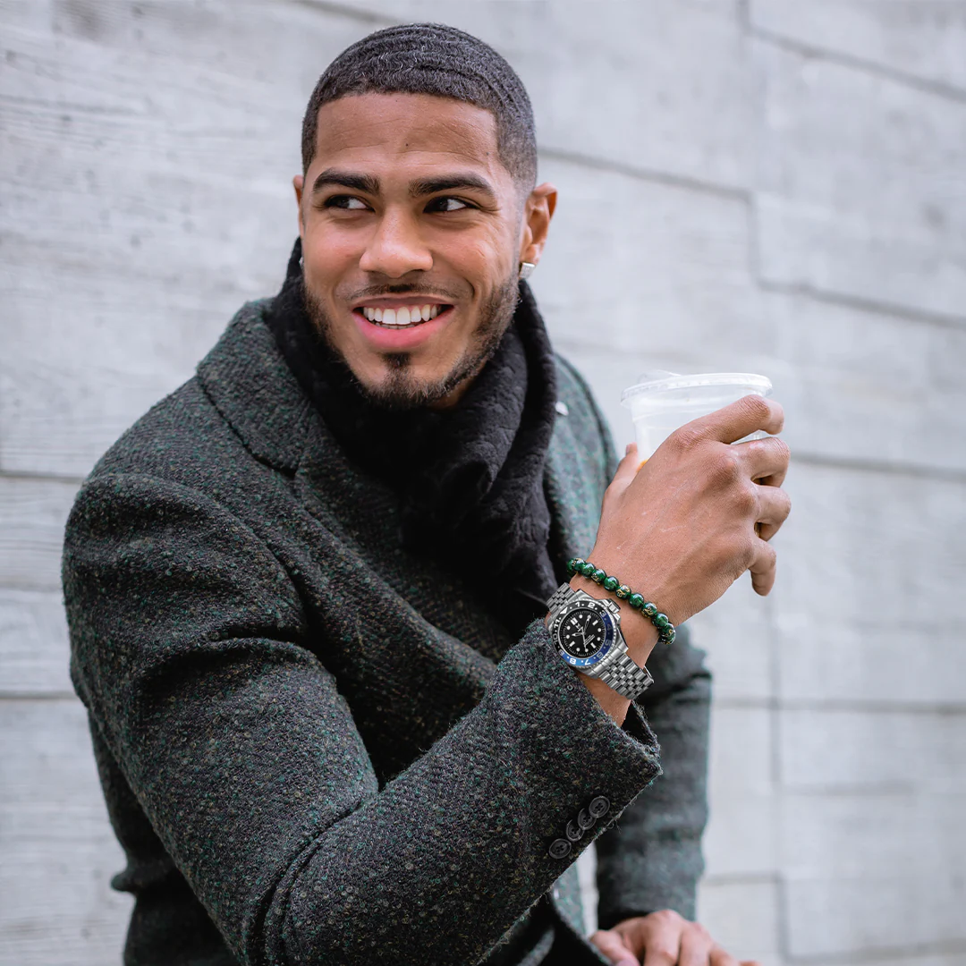 VO127JB - VOYAGER SILVER / BLUE WATCH - Image 5