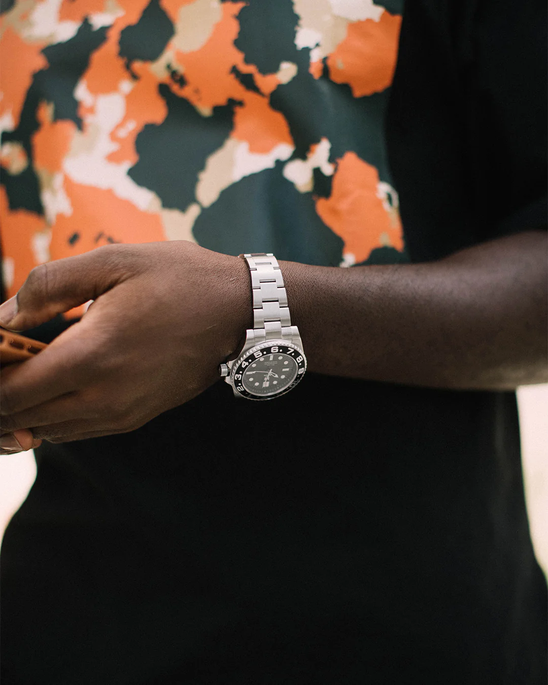 VO128SS - VOYAGER SILVER & BLACK WATCH - Image 7